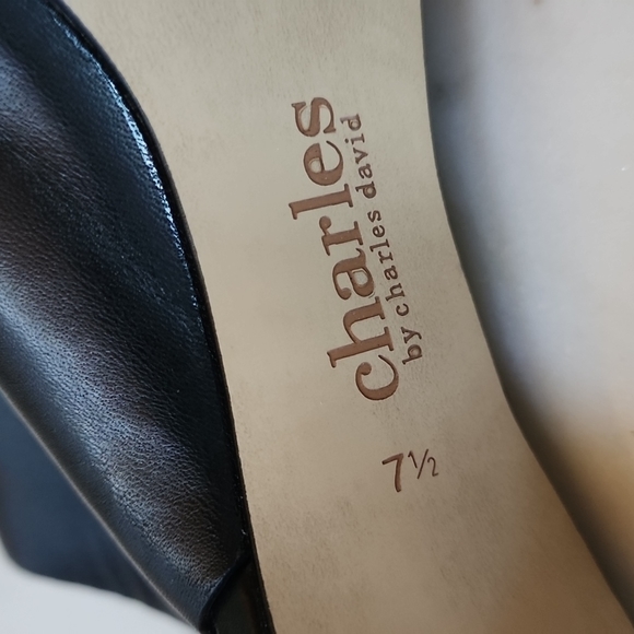 NWT Charles by Charles David Imperial II black sandals size 7.5 - Picture 11 of 15